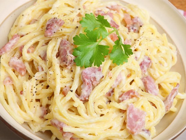 Pasta carbonara: la favorita de muchos